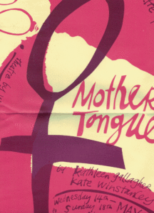 Mothertongue - four plays poster